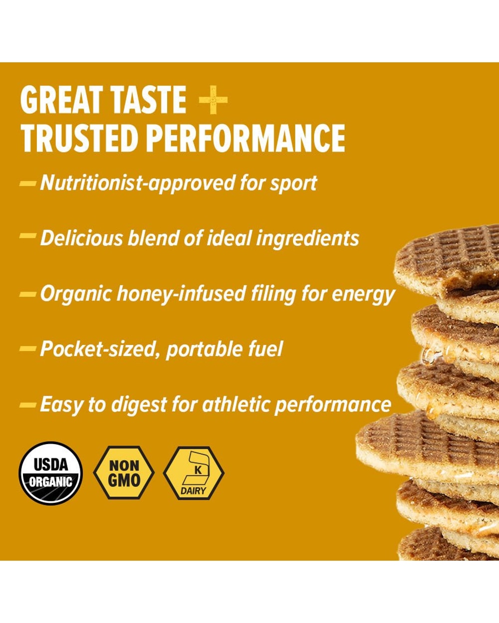 Honey Stinger Honey Energy Waffle