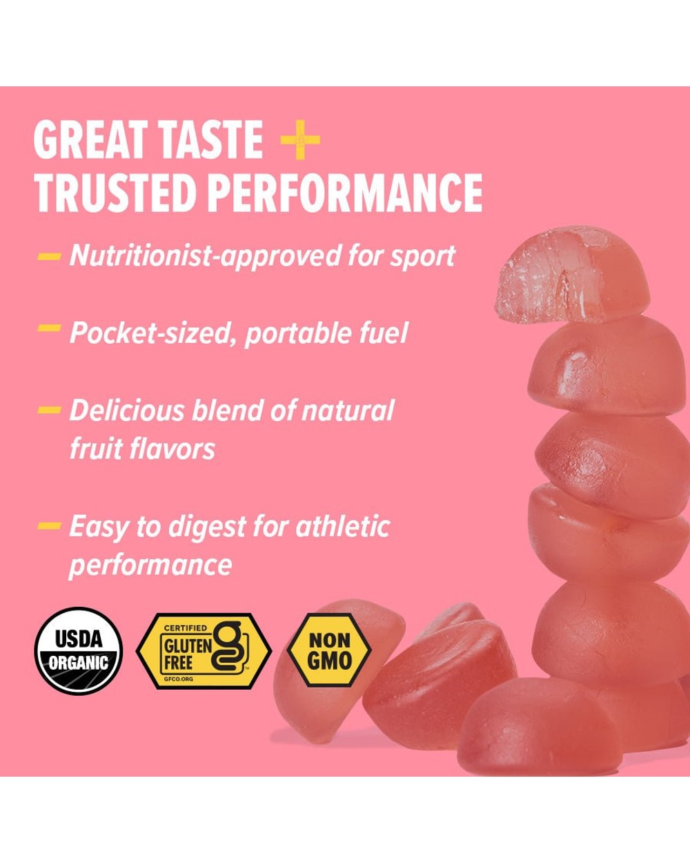 Honey Stinger Pink Lemonade Energy Chews