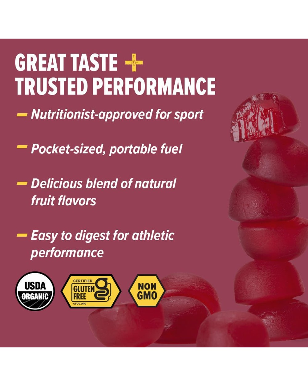 Honey Stinger Pomegranate Passionfruit Energy Chews