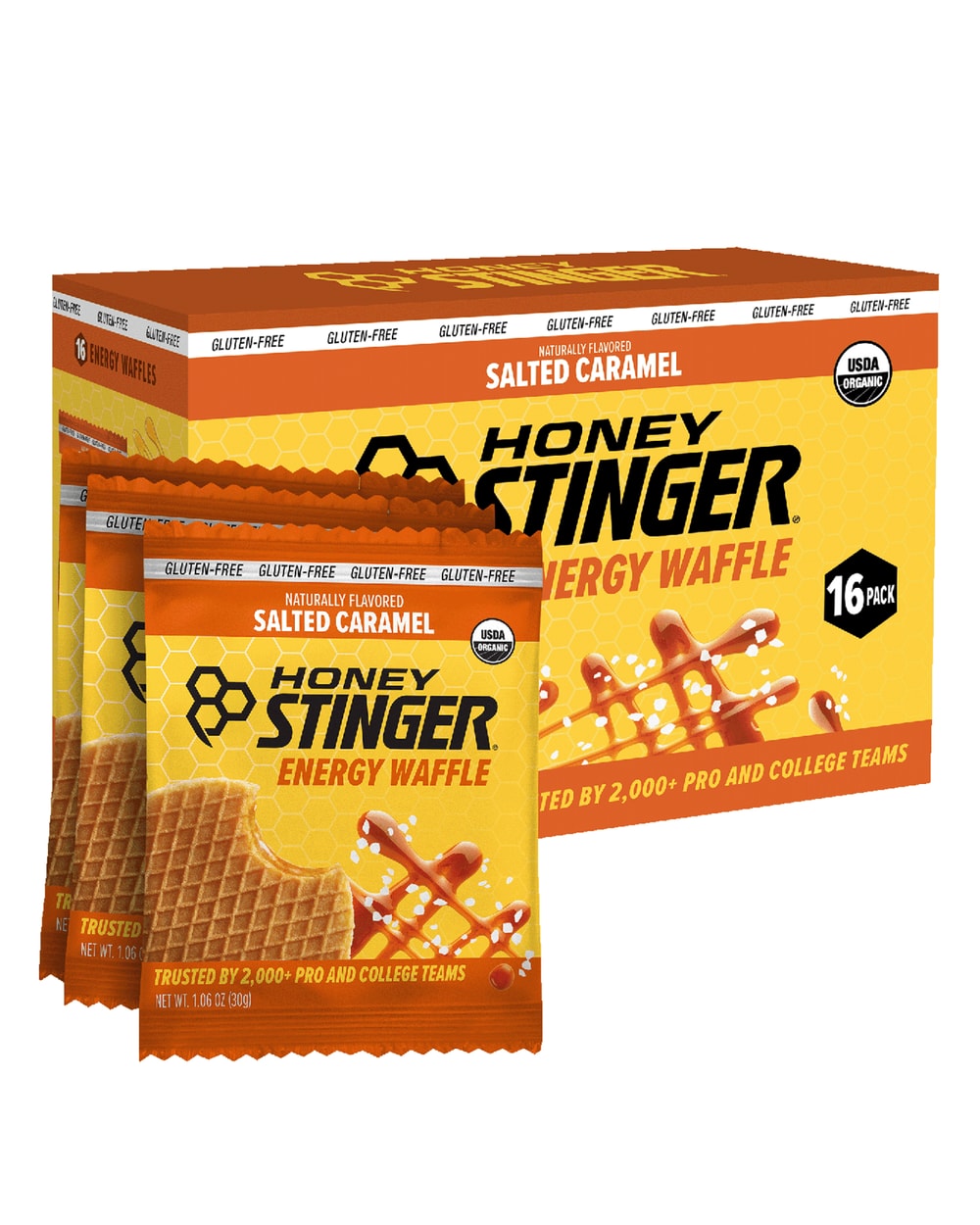 Honey Stinger Salted Caramel Energy Waffle