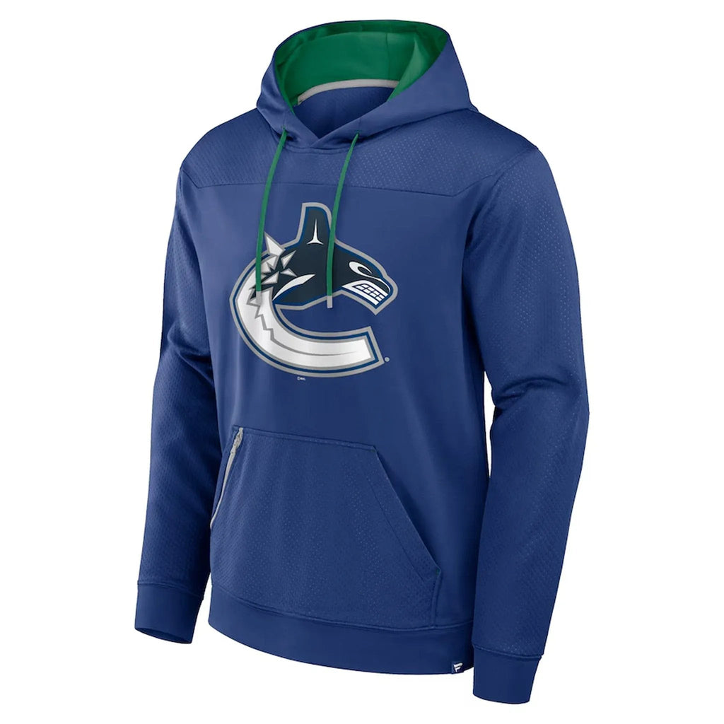 Fanatics Vancouver Canucks Iconic Defender Pullover Hoodie - front