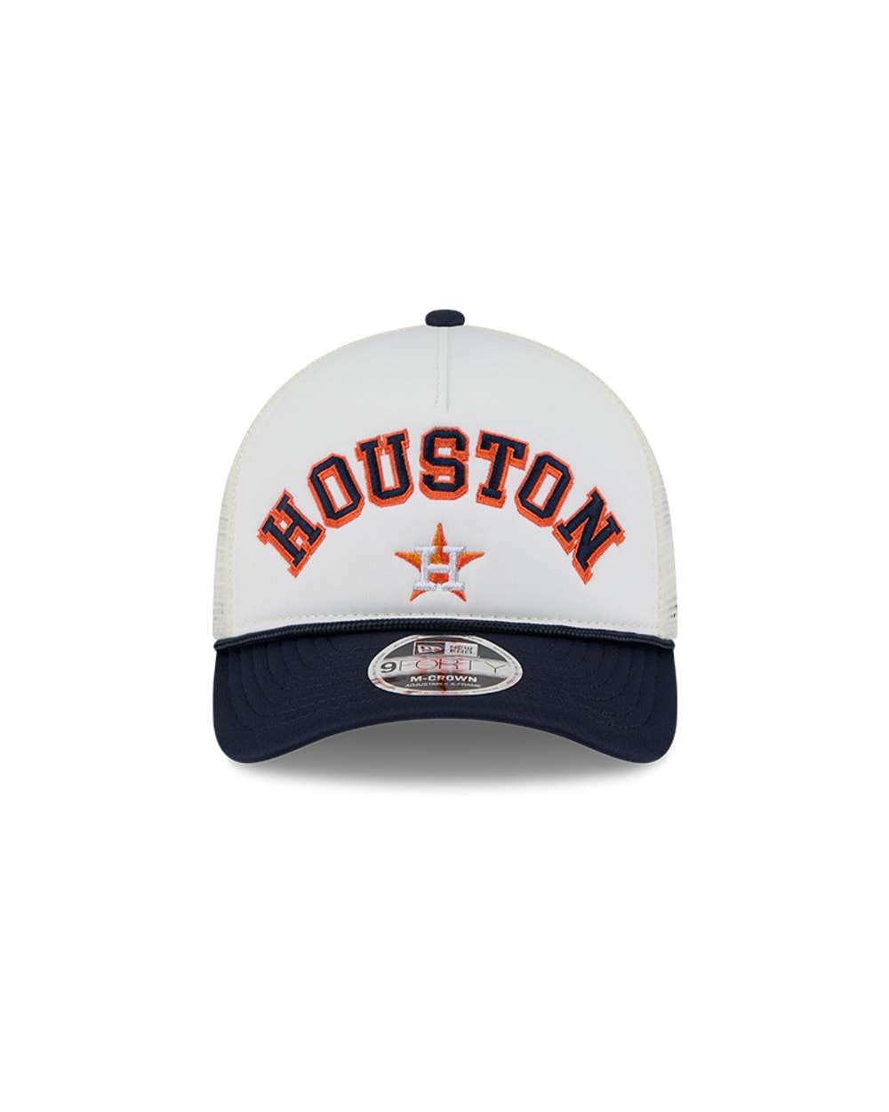 Houston Astros Chrome Arch 9FORTY M-Crown A-Frame Trucker Hat