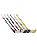 Howies TJ Twigs Mini Stick collection - six mini hockey sticks fanned out