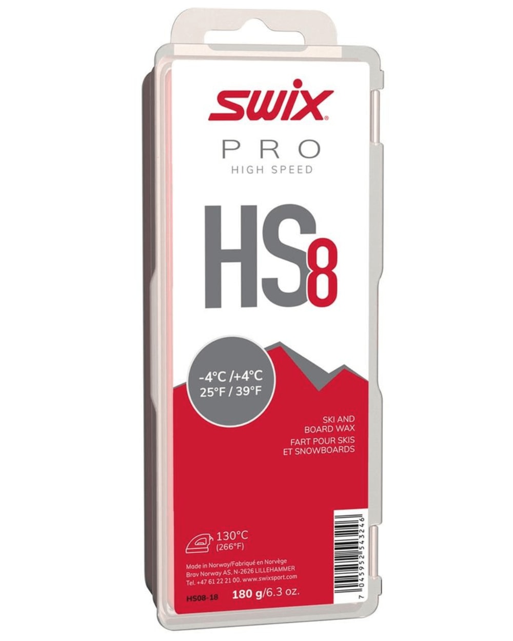 Swix HS8 Red Glide Wax