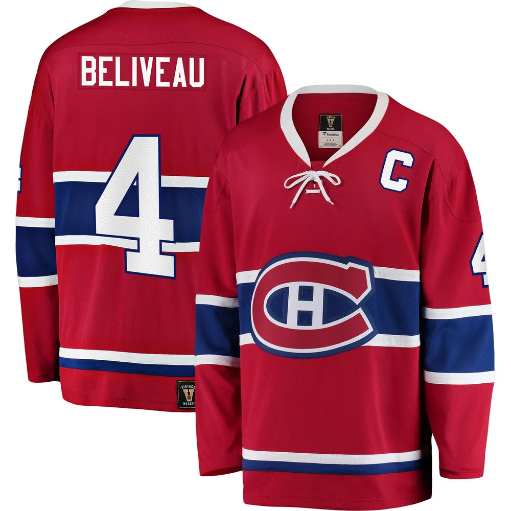 Fanatics Heritage Jersey Montreal Canadiens Beliveau Ernie s