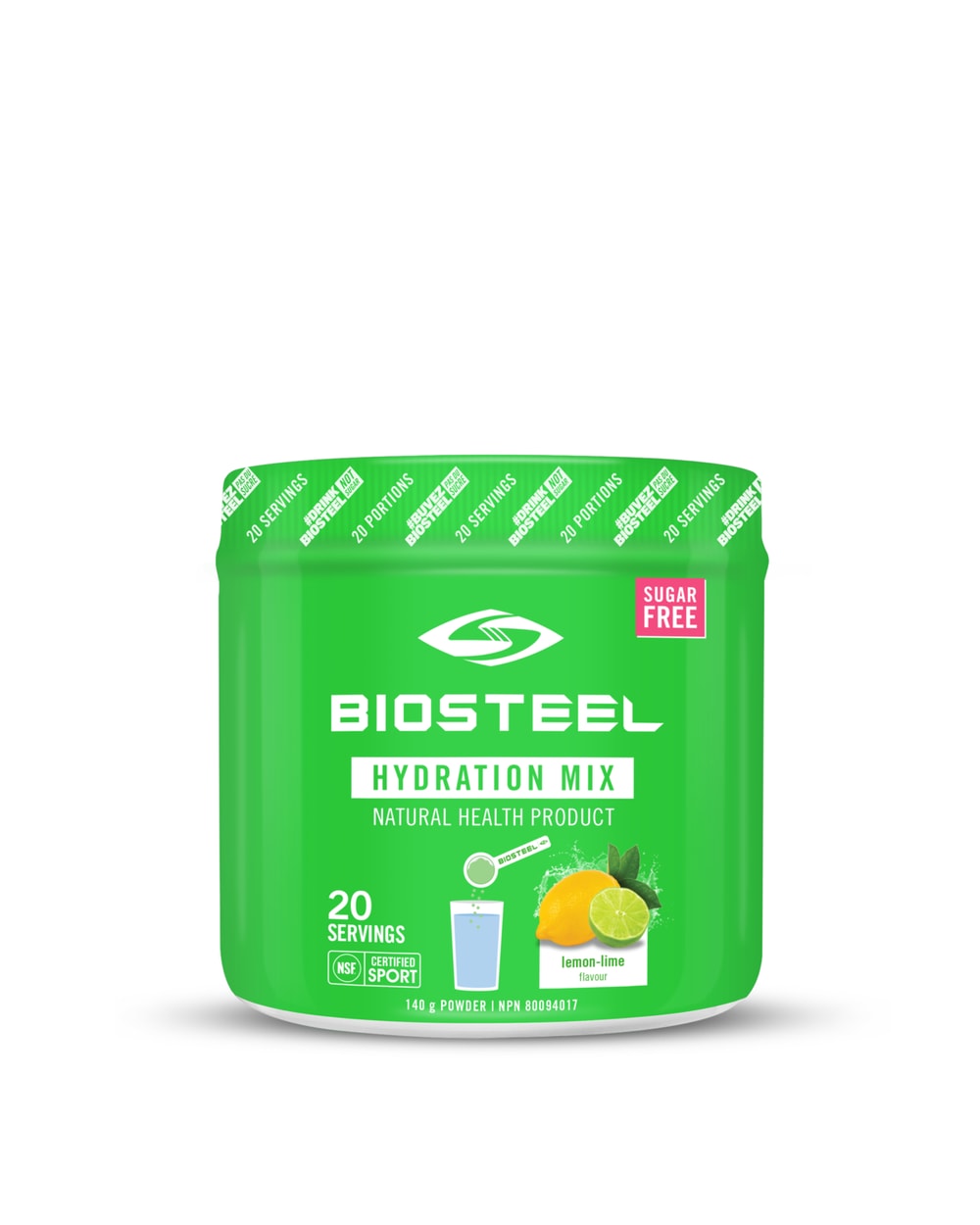 BioSteel Hydration Mix - 140g Lemon Lime