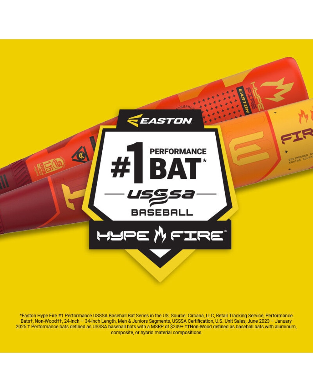 Easton Hype Fire USSSA Baseball Bat - 2025
