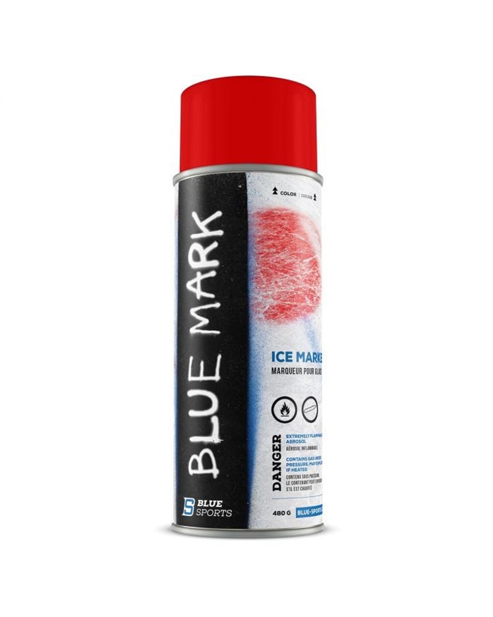 Blue Sports Ice Surface Marker
