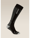 Icebreaker Men's Merino Ski+ Light Over The Calf Socks - Black/Ether, front
