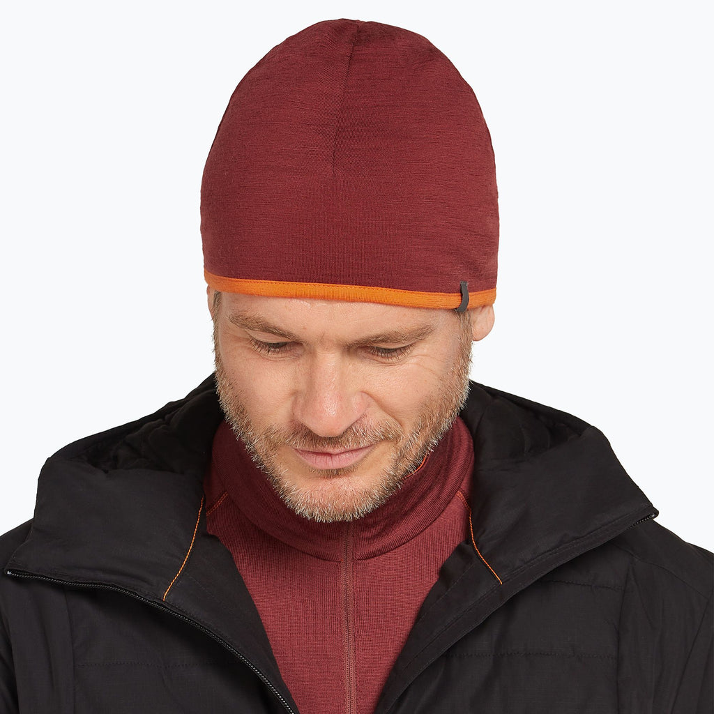 Icebreaker Pocket Hat Adult Reversible Toque - Port Blaze