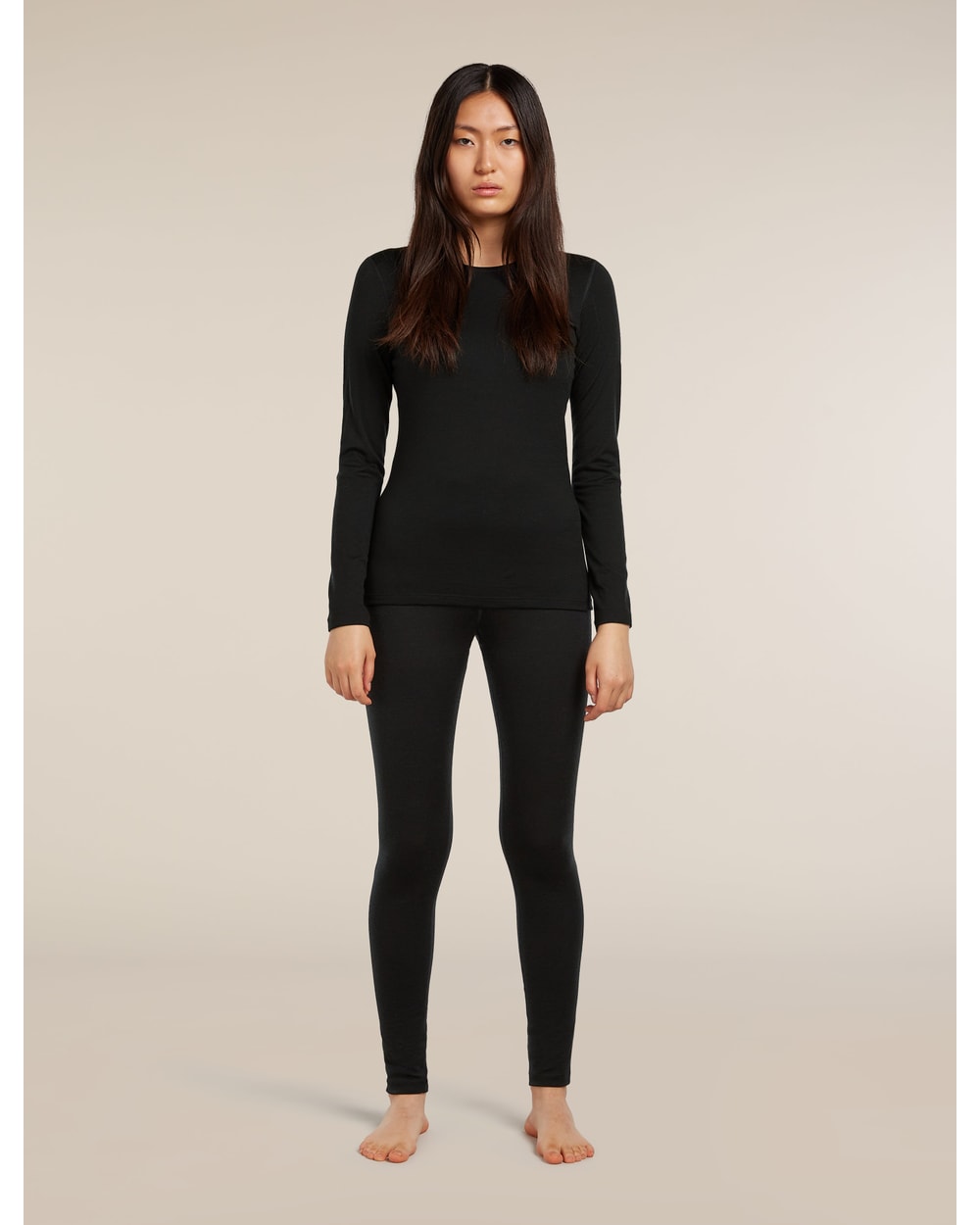 Icebreaker 200 Oasis Thermal Leggings - Black