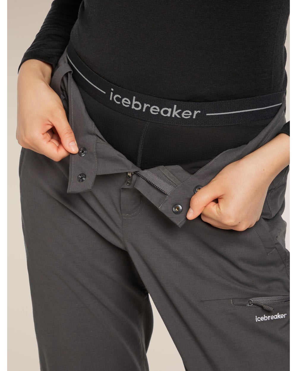 Icebreaker 200 Oasis Thermal Leggings - Black