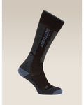 Icebreaker Women's Merino Ski+ Light Over The Calf Socks - Black/Dawn, front