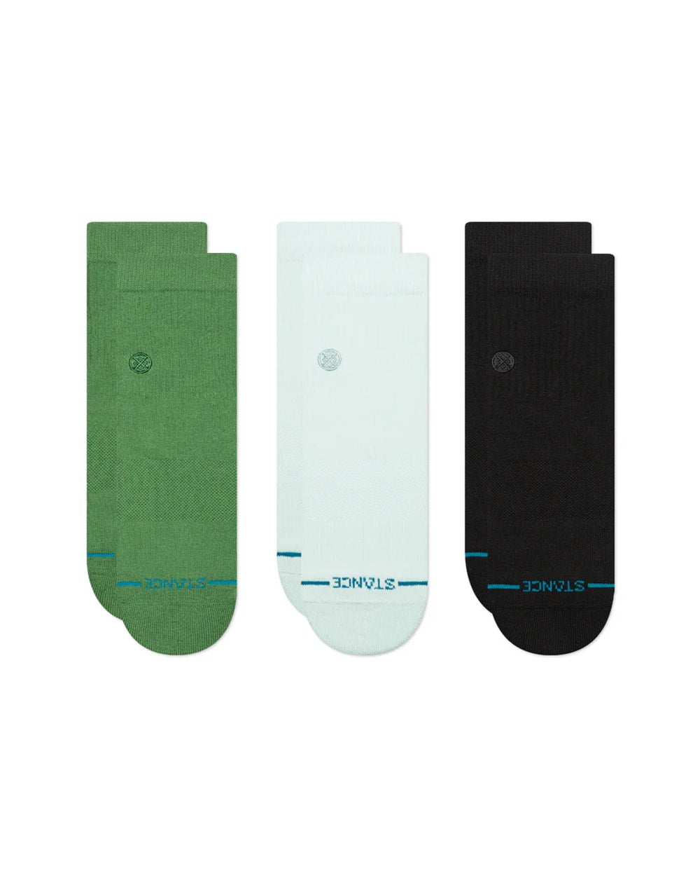 Stance Icon Quarter Socks - 3 Pack