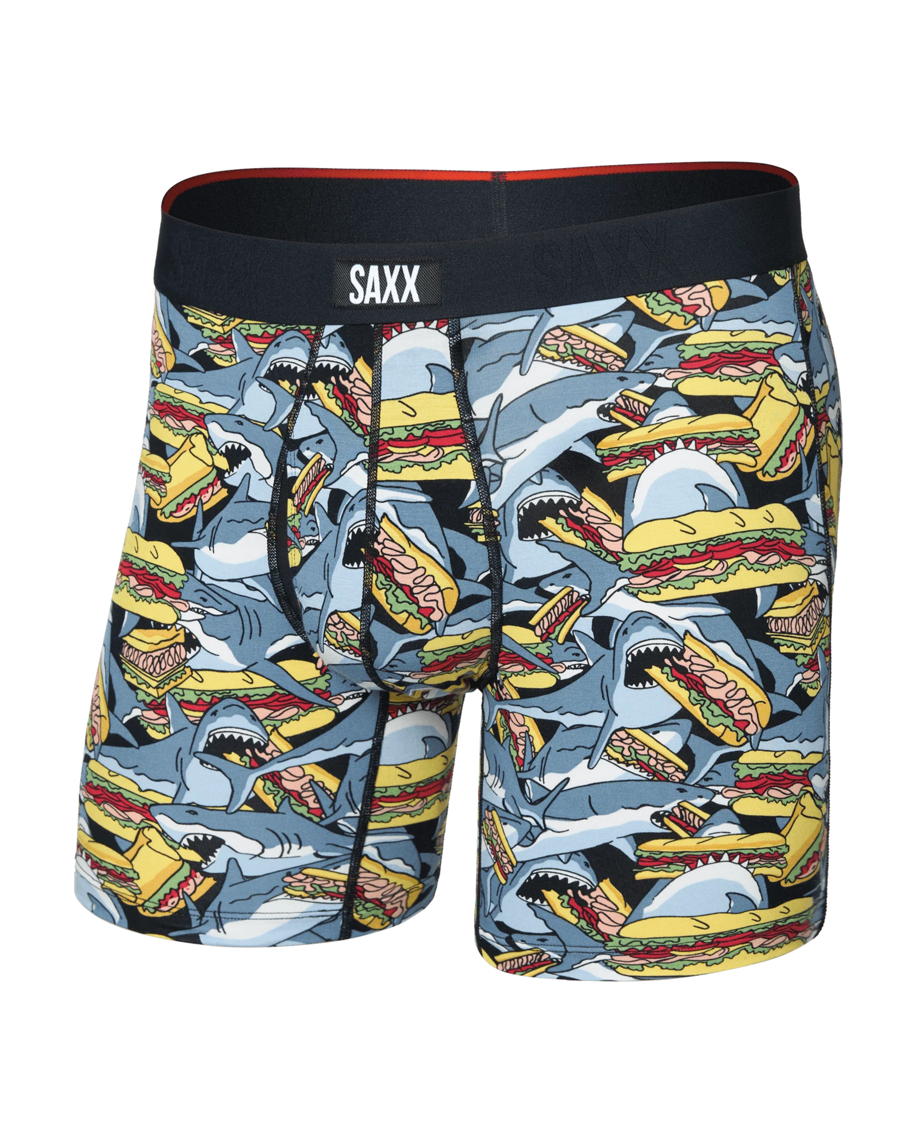 Saxx Vibe Xtra Soft Comfort Boxer Brief - Shark Sub-Grey