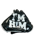 Battle Adult "I'm Him" Doom Speed Receiver Football Gloves