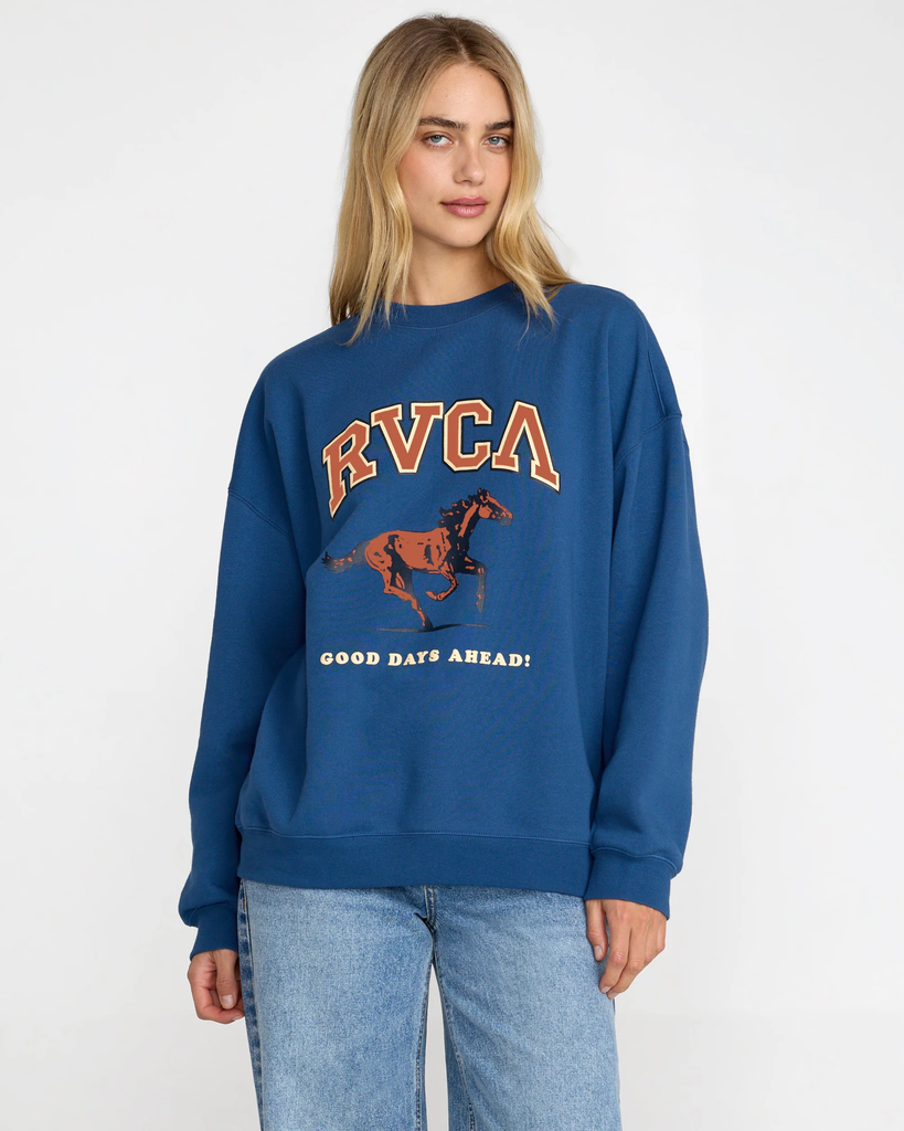 RVCA Neat Pullover - Ensign Blue