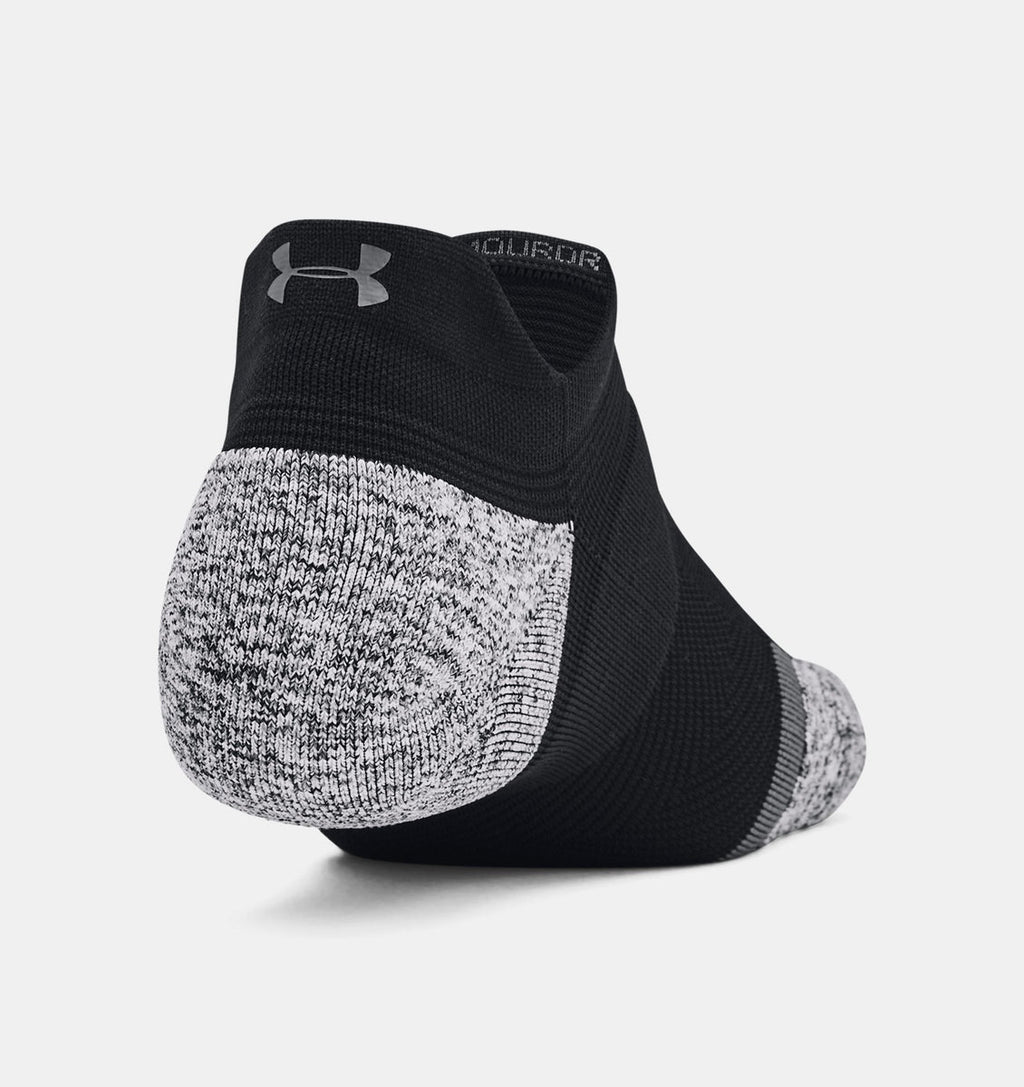 UA ArmourDry Pro No Show Sock heel detail