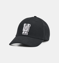Under Armour SportStyle Snapback Hat - Black/White front