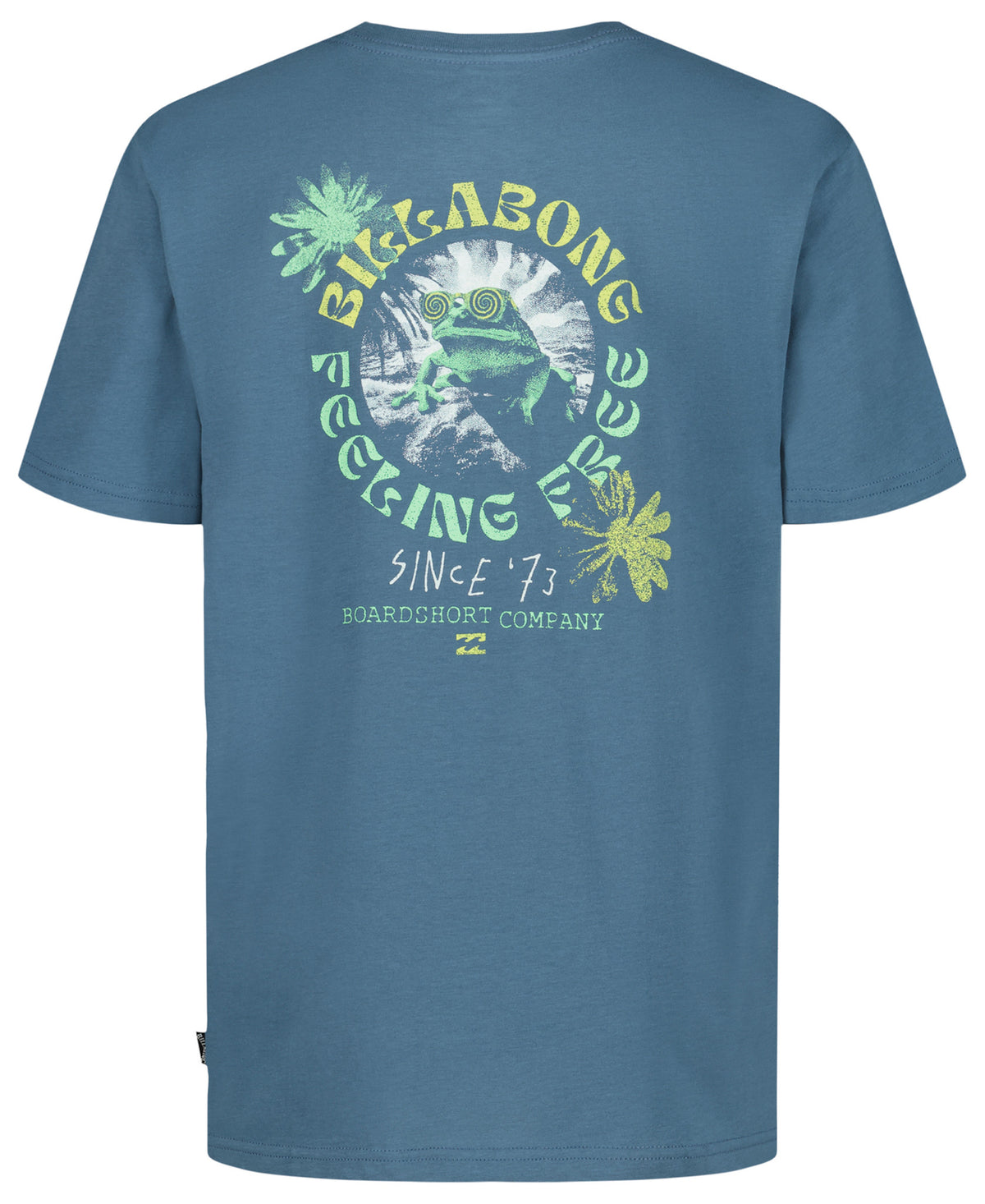 Billabong Psych Frog Tee Real Teal detail 2