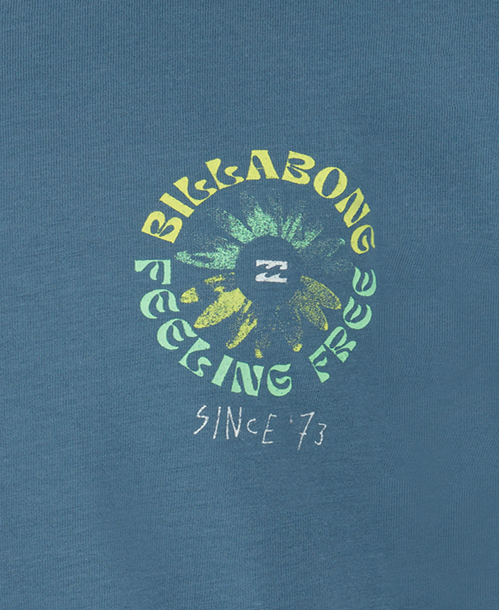 Billabong Psych Frog Tee Real Teal front