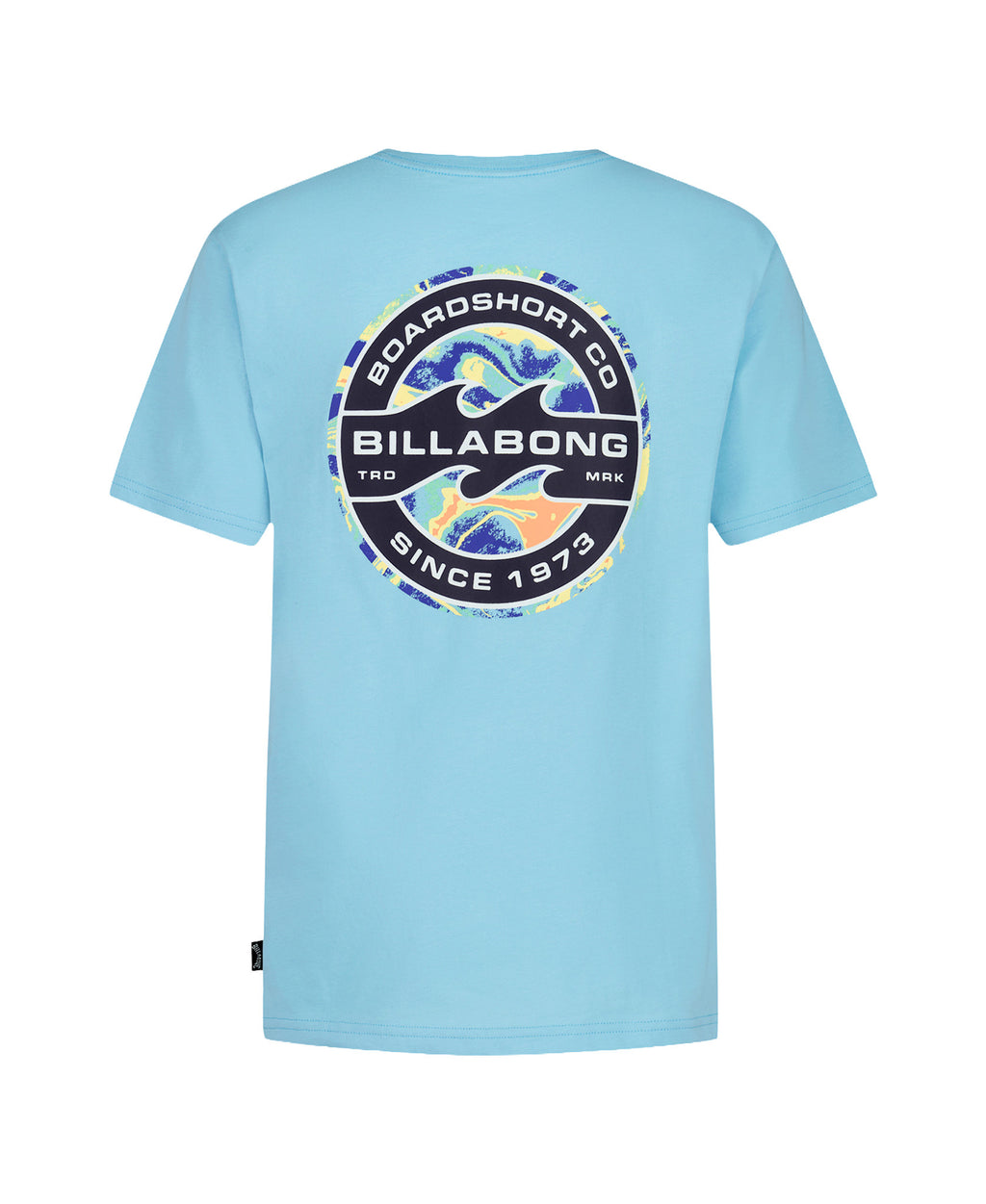 Billabong Hollow Tee Blue Shadow detail