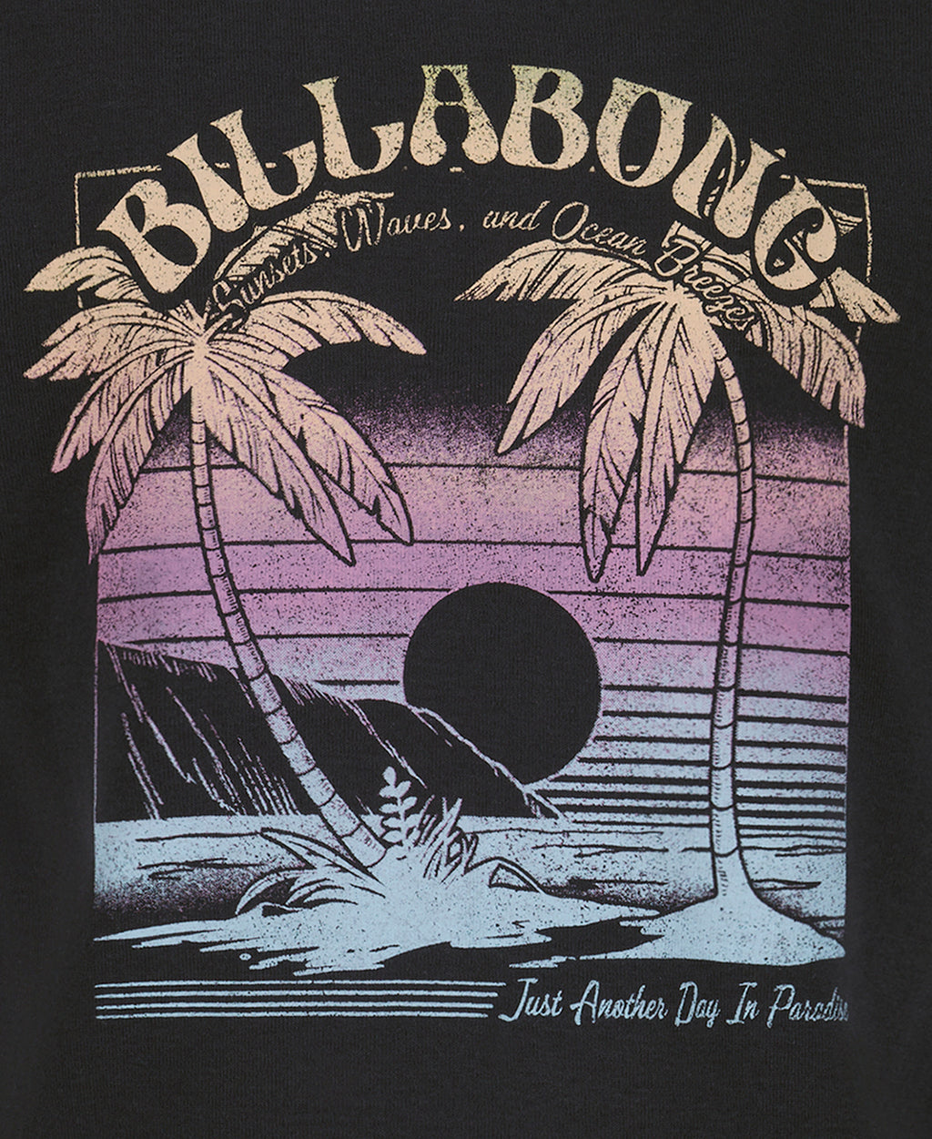 Billabong Sunset Dream Tee Black Sands front