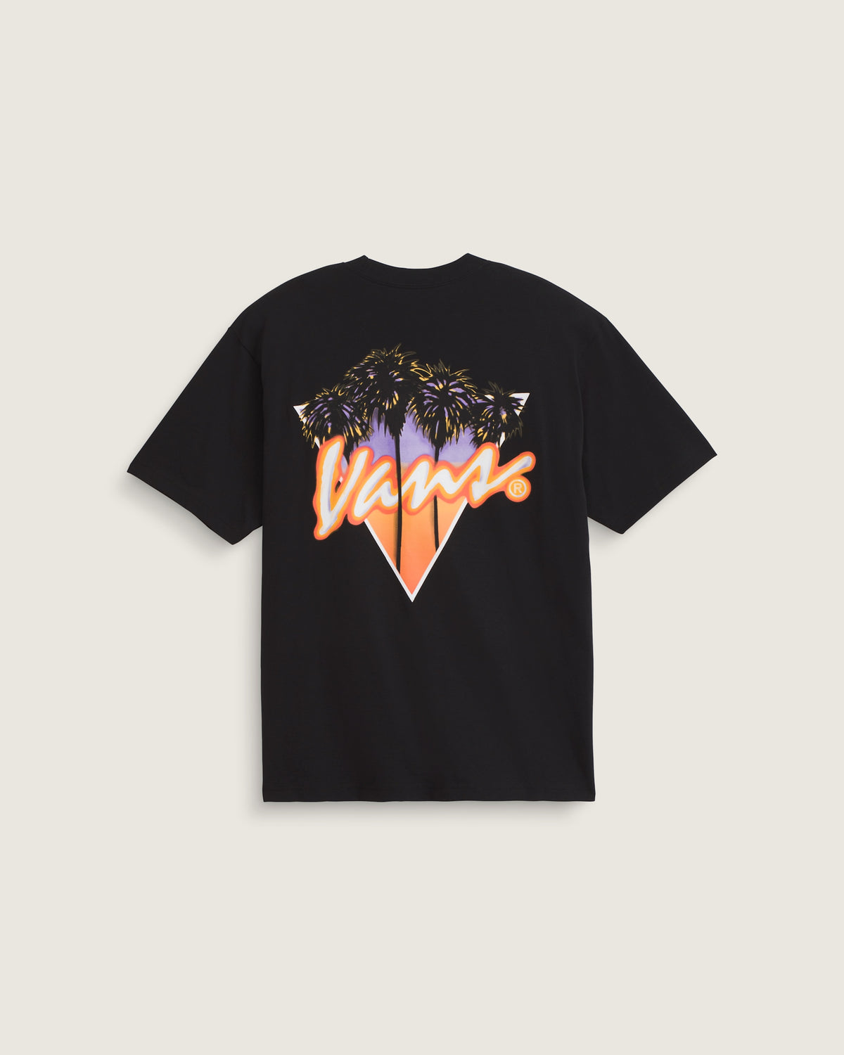Vans Palm Drive Short Sleeve T-Shirt Black back graphic