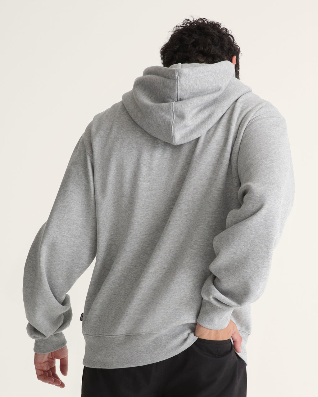 Vans Stretch Logo Pullover Hoodie Cement detail