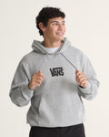 Vans Stretch Logo Pullover Hoodie Cement front
