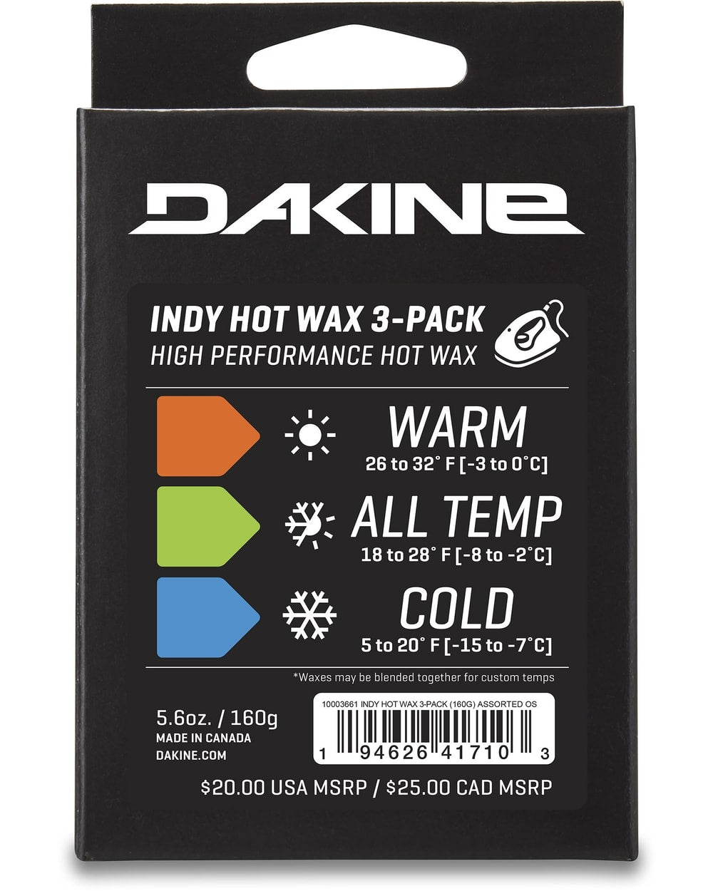 Dakine Indy Hot Wax - 3 Pack