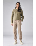 Indyeva Women's Desen Cardigan - Deepmoss - front