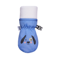Kombi Baby Animal Mitt in Silky Blue - front