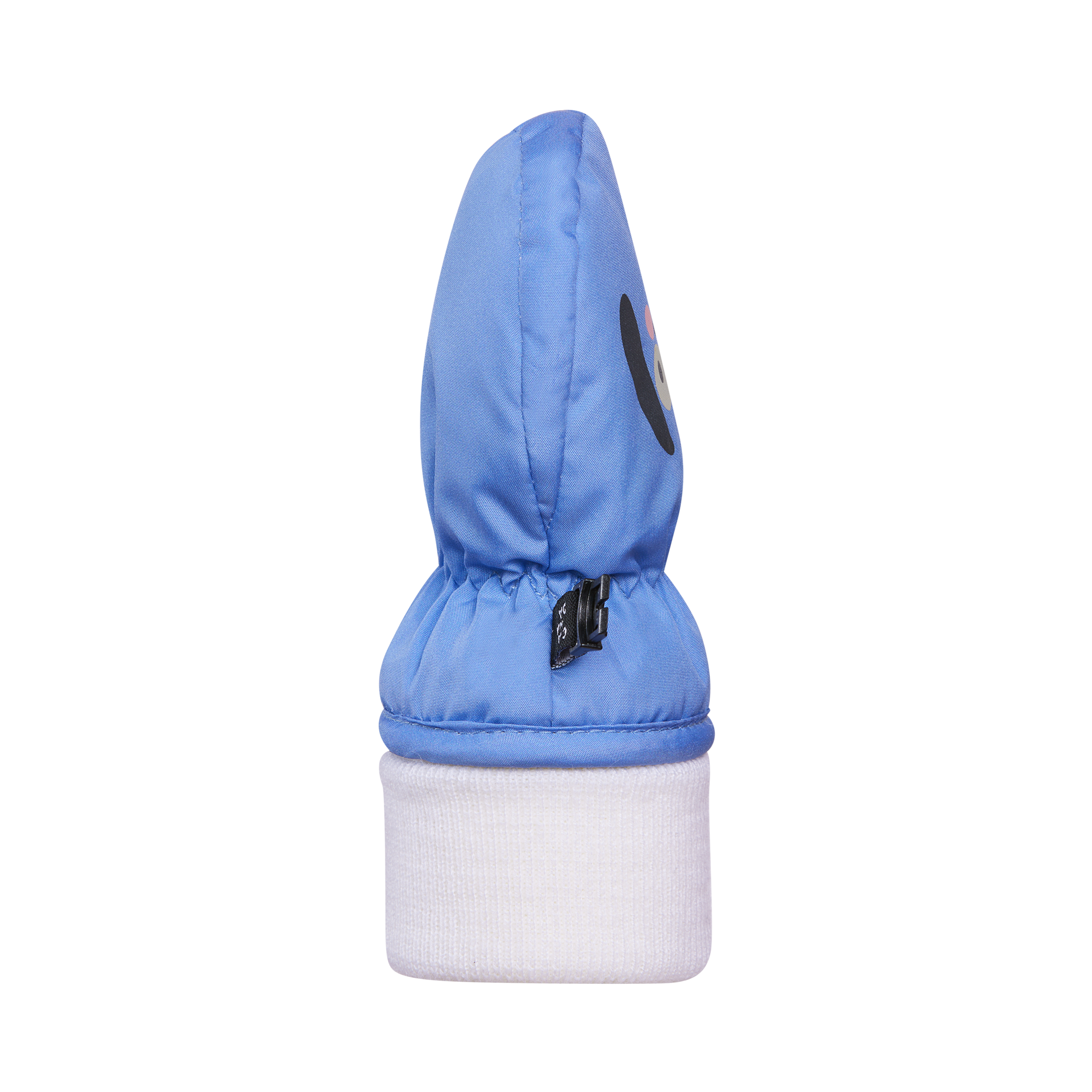 Kombi Baby Animal Mitt in Silky Blue - back