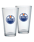 Inglasco Edmonton Oilers 16Oz Mixing Glass