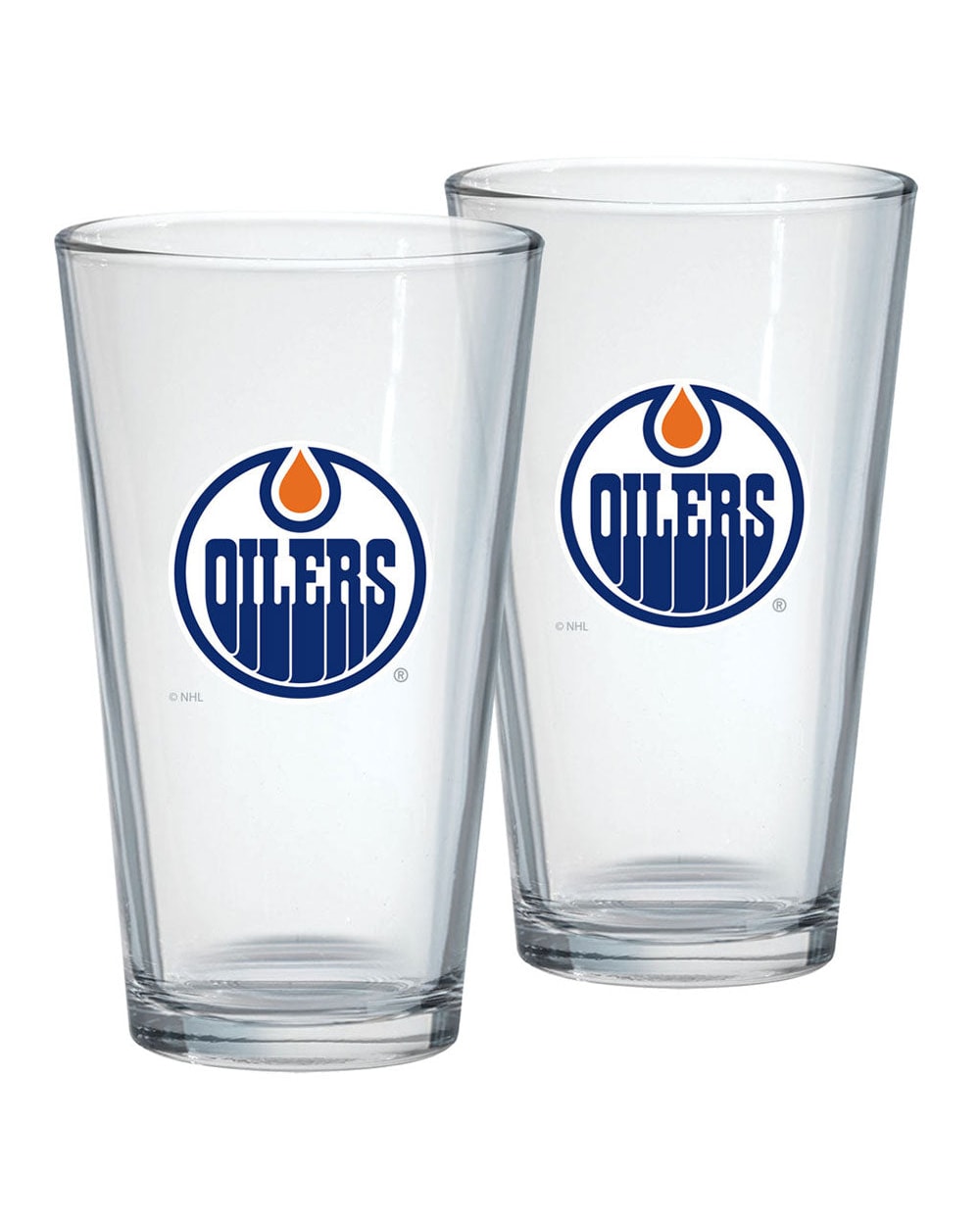 Inglasco Edmonton Oilers 16Oz Mixing Glass