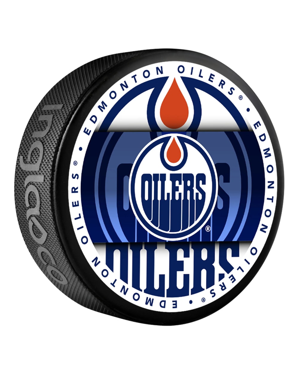 Inglasco Edmonton Oilers Medallion Puck