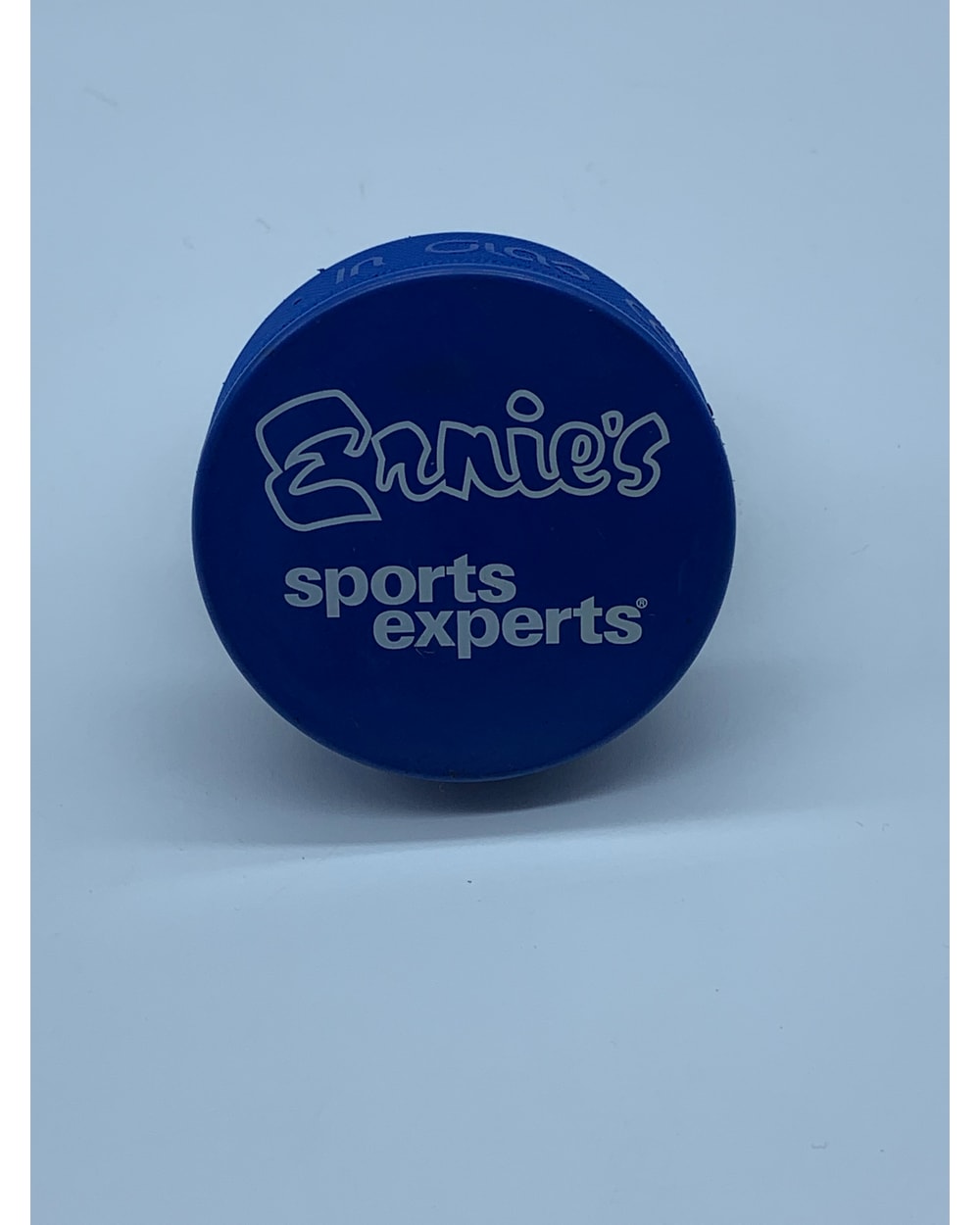 Ernie's Sports Experts Branded 4oz Blue Puck