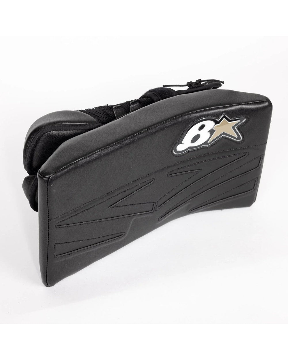 Brian's NetZero 3 Intermediate Goalie Blocker in black - rear edge