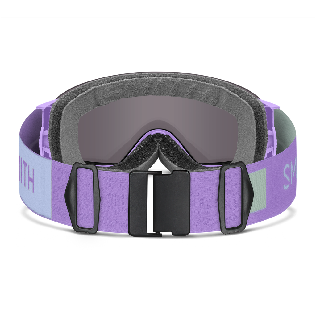 Smith Women's I/O Mag S Goggle in Light Lavender with ChromaPop Sun Platinum Mirror lens - back