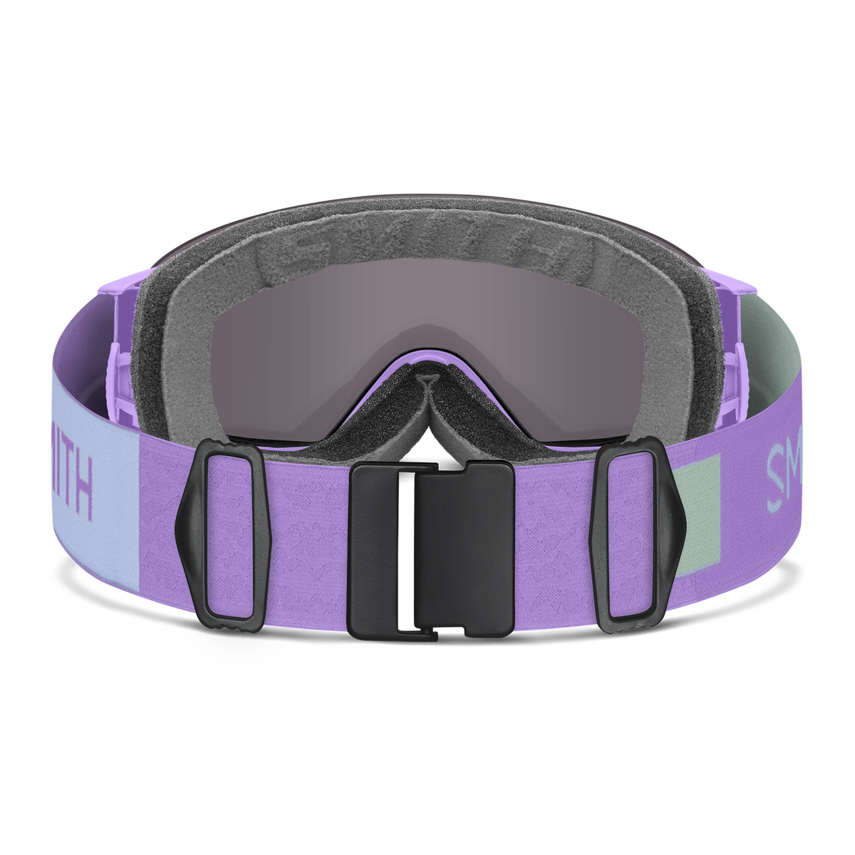 Smith Women's I/O Mag S Goggle in Light Lavender with ChromaPop Sun Platinum Mirror lens - back