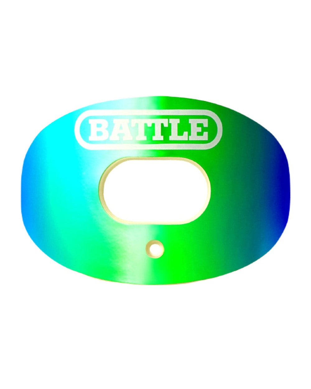 Iridescent Oxygen Football Mouthguard - BLUE/GREEN