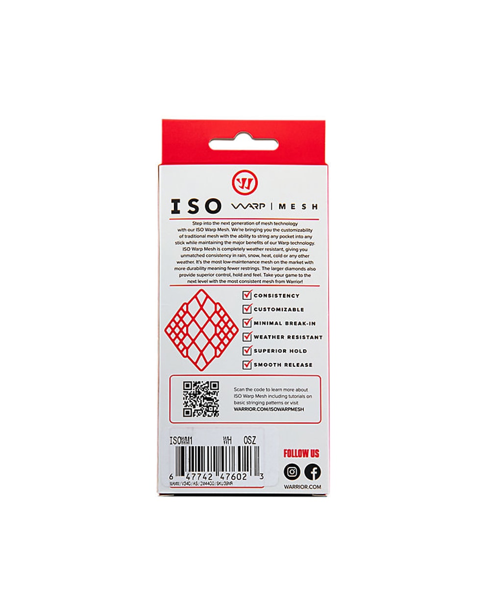 Iso Wrap Lacrosse Mesh