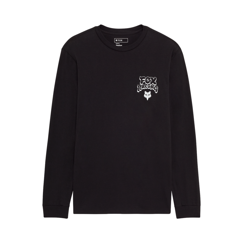 Fox Men's Racewear Long Sleeve Premium Tee - Black - Front