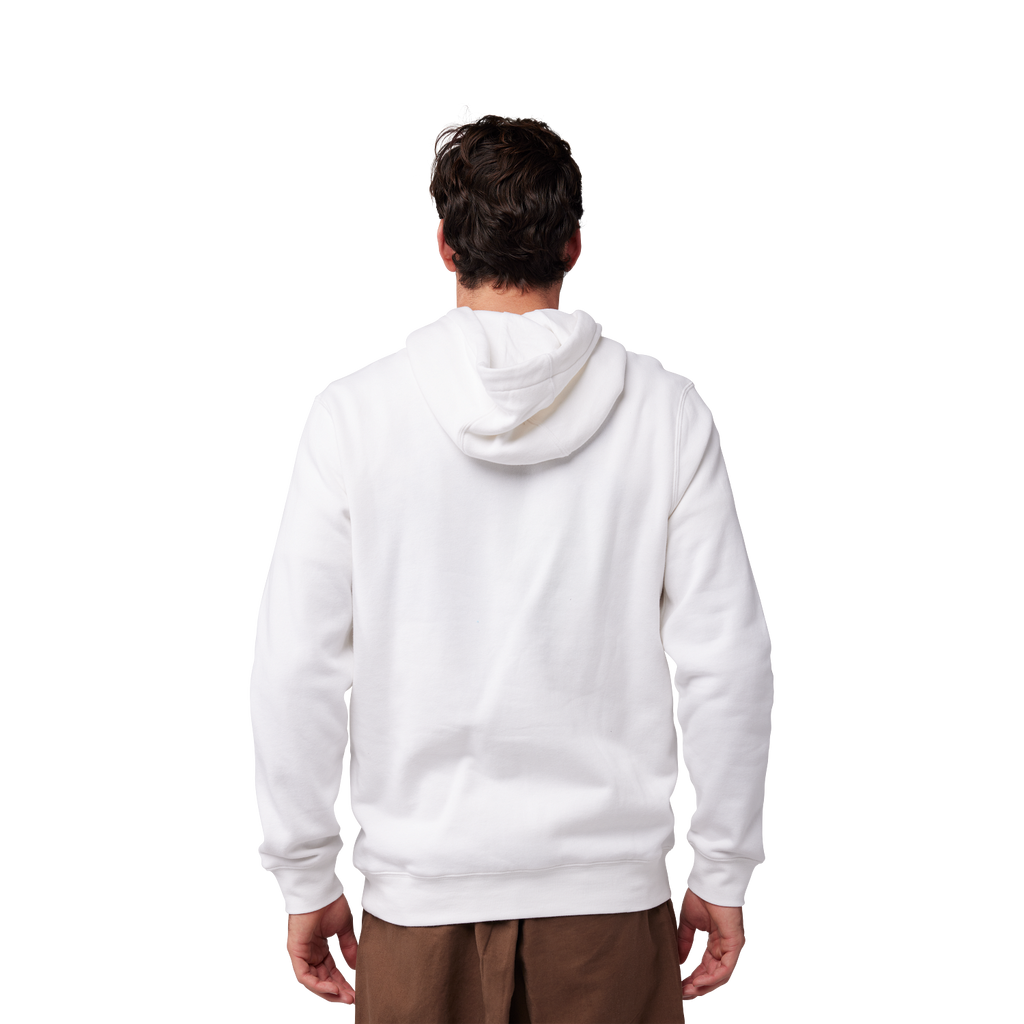 Fox Emotion Pullover Hoodie - White - Detail