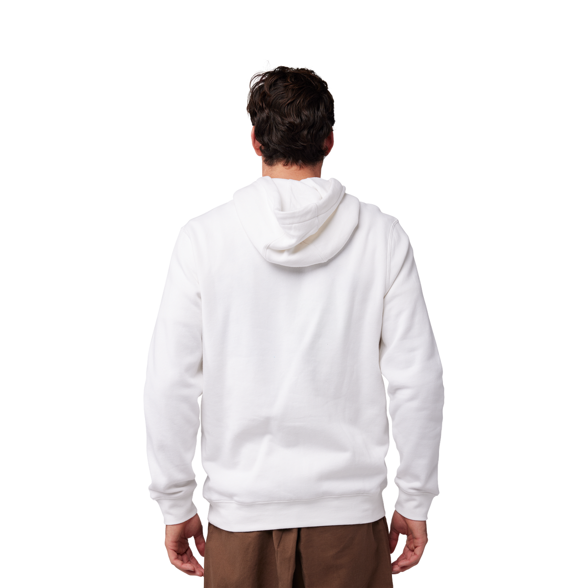 Fox Emotion Pullover Hoodie - White - Detail