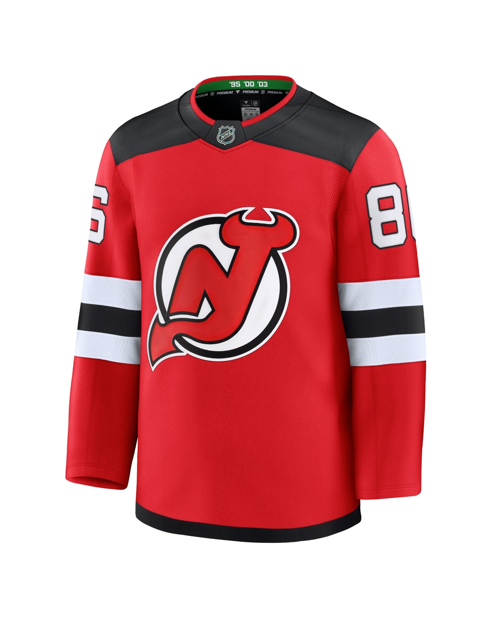 Fanatics New Jersey Devils Jack Hughes Home Premium Jersey