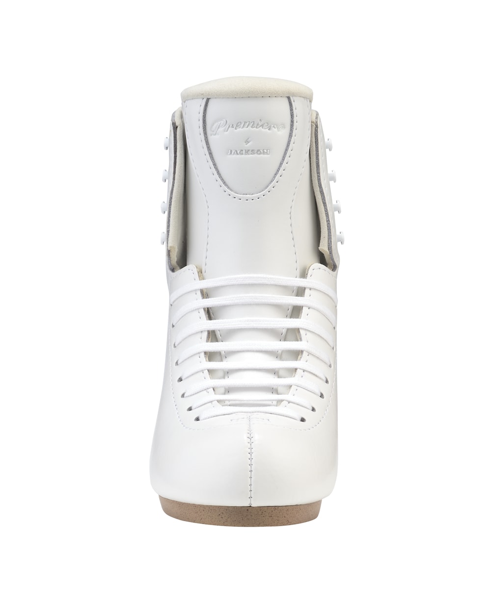 Jackson Premiere FS2850 women's figure skating boot, white, front view