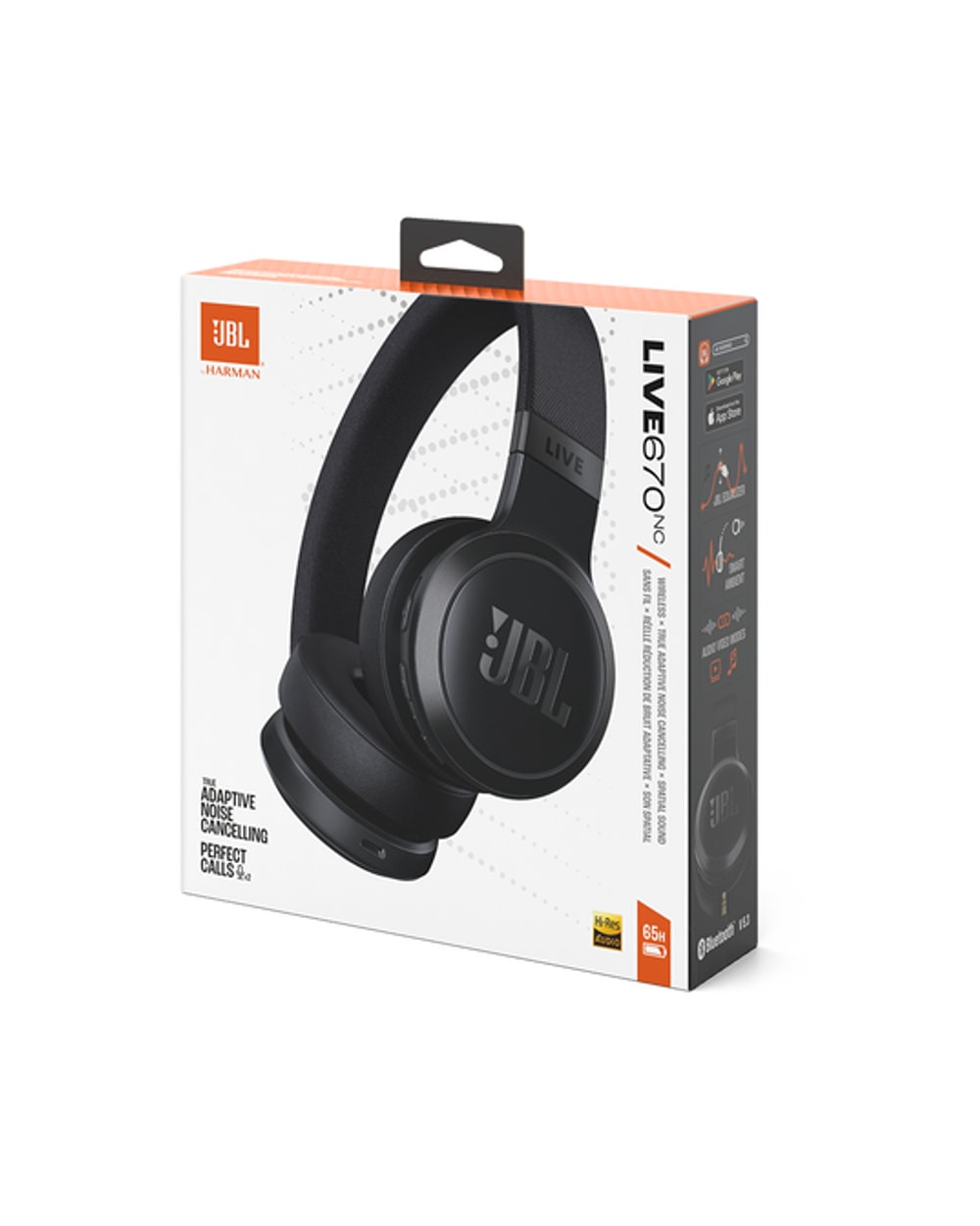 JBL Live 670NC On-Ear Wireless Headphones