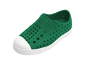 Native Child Jefferson Shoes - Hunter Green/Shell White - three-quarter front